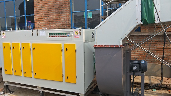 PVC制品企業(yè)，在治理油煙、廢氣時處理方案